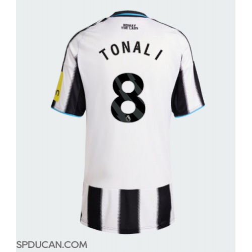 Zenski Nogometni Dres Newcastle United Sandro Tonali #8 Domaci 2025-26 Kratak Rukav Zenski Nogometni Dres Newcastle United Sandro Tonali #8 Domaci 2025-26 Kratak Rukav